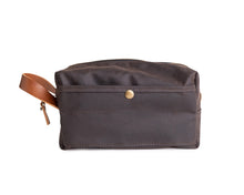 Load image into Gallery viewer, dark brown men's travel dopp