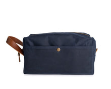 Load image into Gallery viewer, navy blue men's travel dopp
