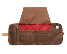 Load image into Gallery viewer, Waxed Canvas Pencil Roll