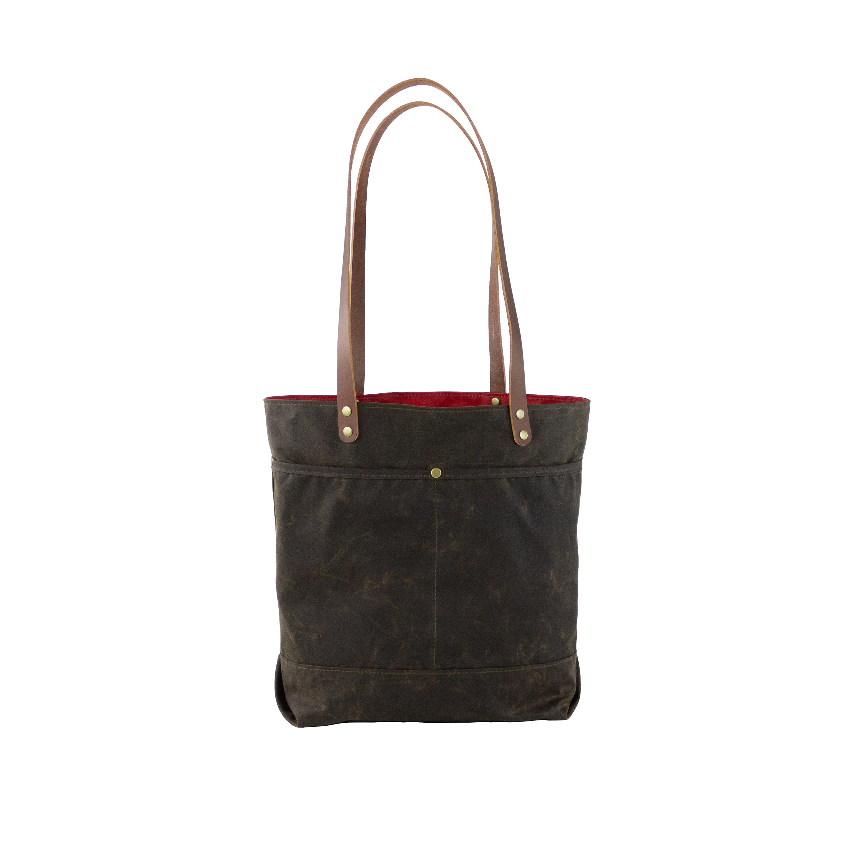 Waxed Canvas Tote Bag Work Tote Bag Maiook