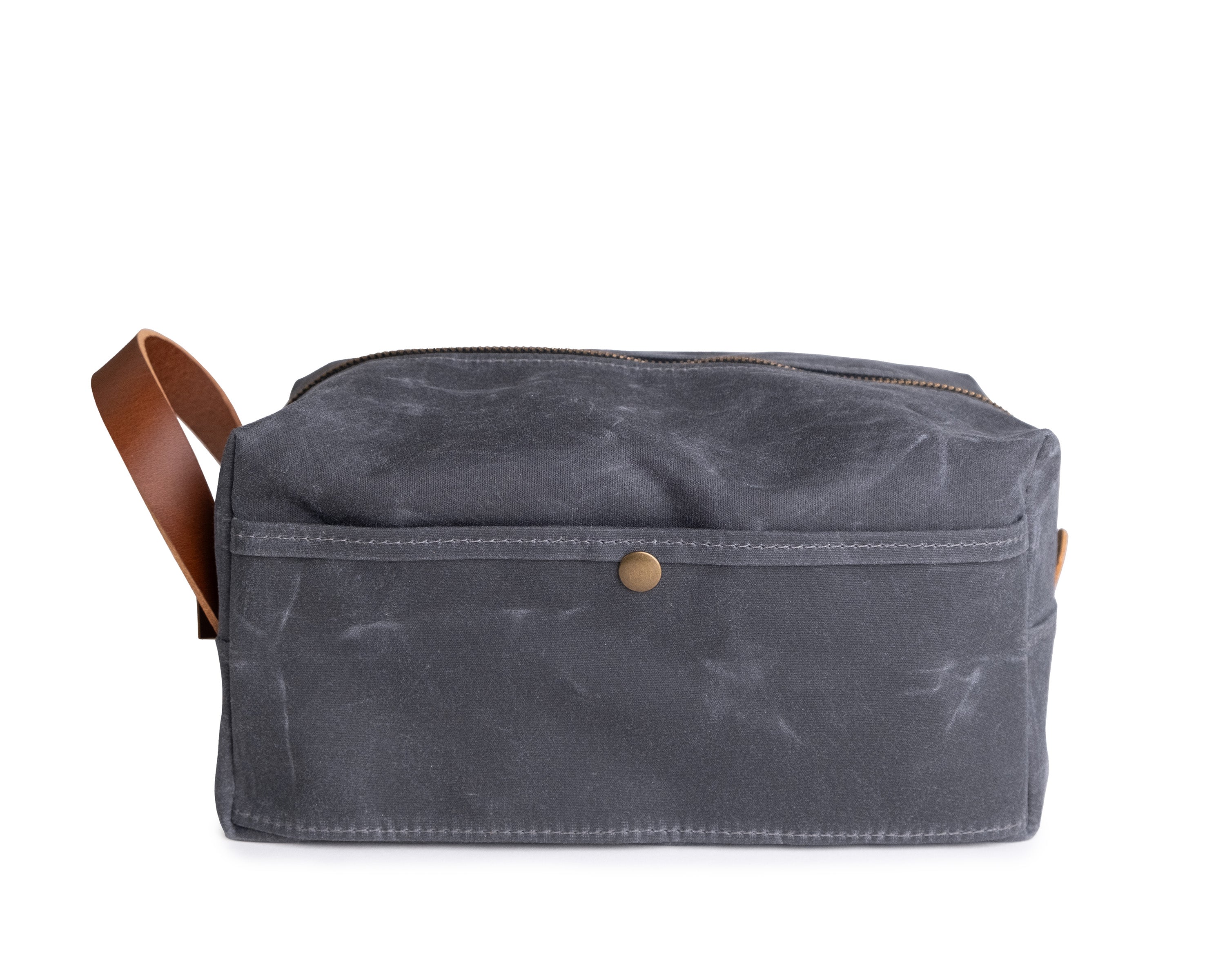 版画 Doppo Extra Large Waxed Canvas Dopp Kit - Maiook