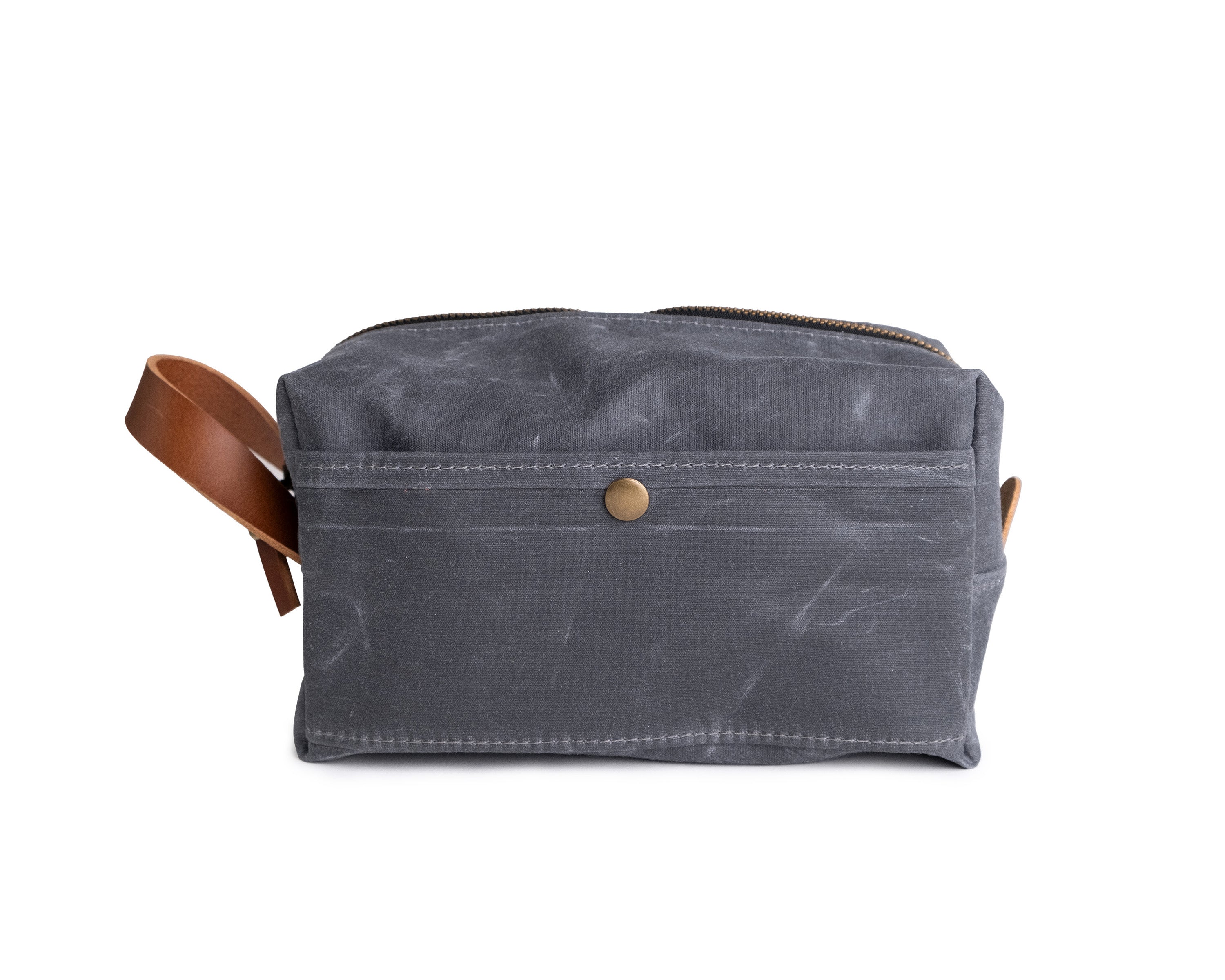 Waxed Canvas Dopp Kit Bag Men's Toiletry Bag Maiook