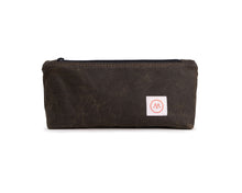 Load image into Gallery viewer, olive green fabric pencil case
